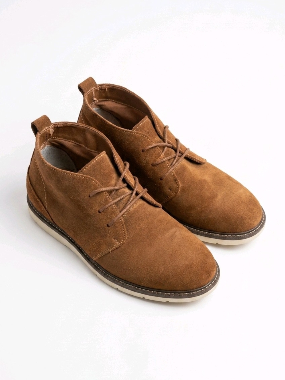 Supply Lab Raymond Waterproof Suede Chukka Boots Tan Brown Men's 11.5